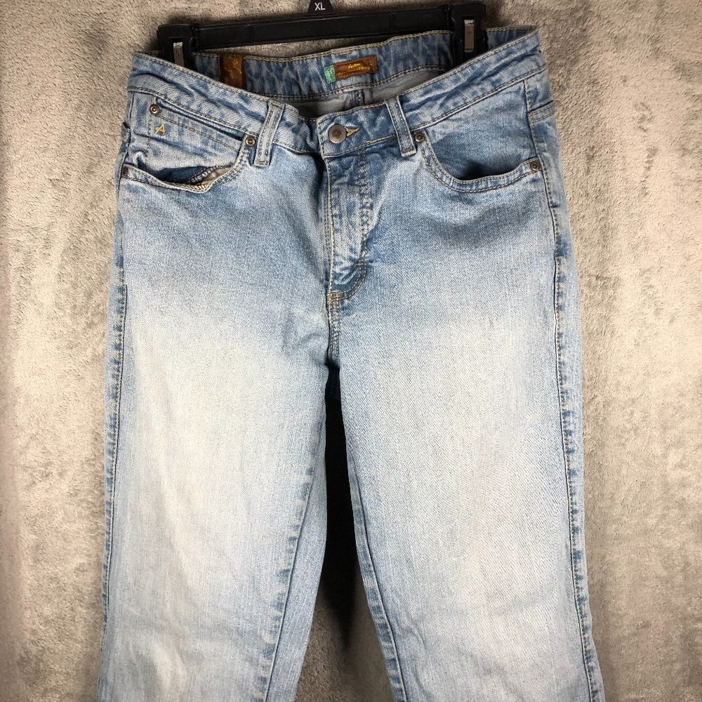 Aura Short Rise Women's 12P Denim Blue Jeans WPL 6428